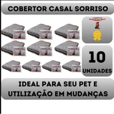 Imagem de Cobertor Fibran Sorriso De 1.9m X 1.7m Kit com 10 unidades - Fibran do
