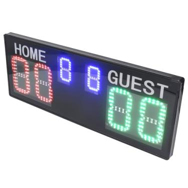 Imagem de Luocute Basquete Placar Digital Com Remoto, 6 Dígitos 1−99 LED Brilhante Display Digital Portable Switchboard Eletrônico, Goleiro de Pontuação para Futebol de Basquete de Vôlei