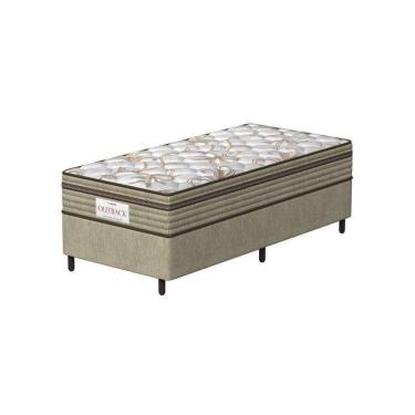 Imagem de Conjunto Box Solteiro Mola Ensacada Prodormir New Marrom