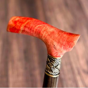 Imagem de Cane BURL Bengalas de bengala, palhetas de madeira, acessórios masculinos exclusivos e exclusivos (#B2)