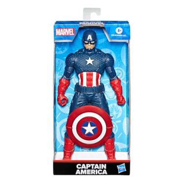 Imagem de Marvel, Action Figure, Capitão América, Mighty Hero Series - Brinquedo de Herói com 24 cm, Articulado - A partir de 4 Anos