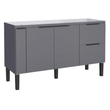 Imagem de Gabinete / Balcão CIS de Cozinha em MDF / MDP para Pia de 1.50m 3 Port