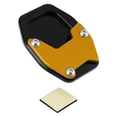 Imagem de SING F LTD Apoio para os pés modificado para motocicleta com almofada antiderrapante de liga de alumínio compatível com Honda X-ADV 750 NC750X/DCT Forza 750/NS7750, dourado