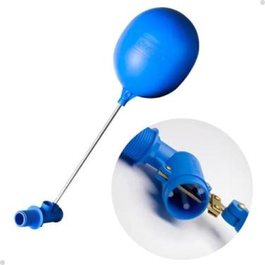 Imagem de Torneira Boia 3/4 Azul Garden Grande Controle Nível Caixa Dágua Piscin