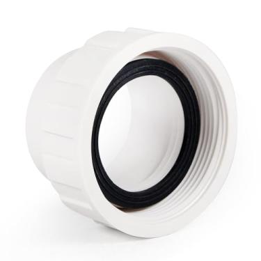 Imagem de Utoolmart Kit de substituição de conector de 5 cm compatível com geradores de cloro de sal Hayward Slip Spa GLX-Cell-Union União de bomba de 5 cm para piscina de células de sal e peça de bomba de spa