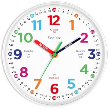 Imagem de Roymnie Relógio de parede prata (12 polegadas)