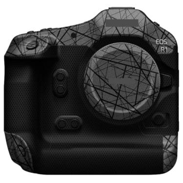 Imagem de R 1 Película protetora protetora para câmera antirarranhões Película protetora para Canon EOS R1 (cinza cruzado)