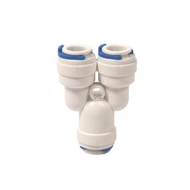 Imagem de Conector Tipo Y Engate Rápido Mangueira 1/4 Osmose Deioniza