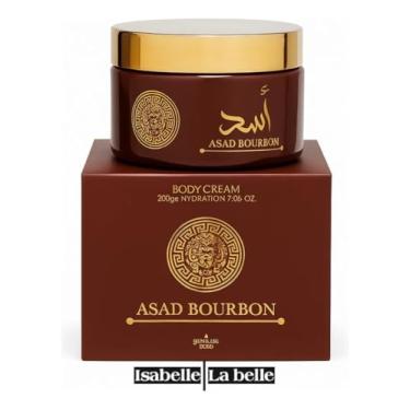 Imagem de Asad Bourbon Isabelle La Belle Creme Hidratante Corporal Concentrado, 200g, com Baunilha Bourbon, Âmbar e Lavanda