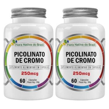 Imagem de KIT 2X Picolinato de Cromo 60 cápsulas - Flora Nativa
