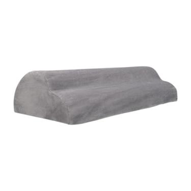 Imagem de DimyFew Apoio para os pés para escritório sob a mesa, apoio para os pés para homens e mulheres, ergonômico para sob a mesa, almofada para descanso de pernas, Cinza Escuro