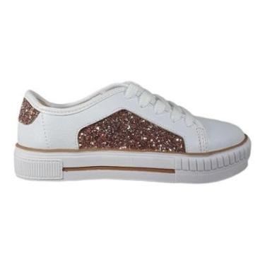 Imagem de Tênis Infantil Casual Molekinha 2565110 Com Glitter-Feminino