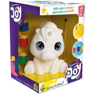 Imagem de Boneco e Personagem JOY Unicorn Pintura Lavavel - Bandeirante Brinqued
