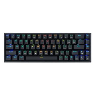 Imagem de Teclado Gamer Redragon Castor, RGB,  Preto, Switch Blue, ABNT2 - K631