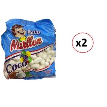 Imagem de Kit 2 Sacos de Bala de Coco 600 gramas Sabor de coco - Lynx produções,