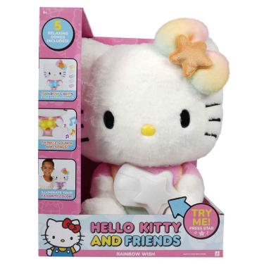 Imagem de Pelúcia Hello Kitty De 25Cm Com Luz E Som - Hello Kitty