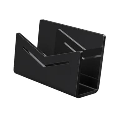 Imagem de IEUDNS Suporte de correspondência para organizador de correspondência de mesa, classificador de suprimentos, suporte de carta de mesa para caderno, revista, Preto