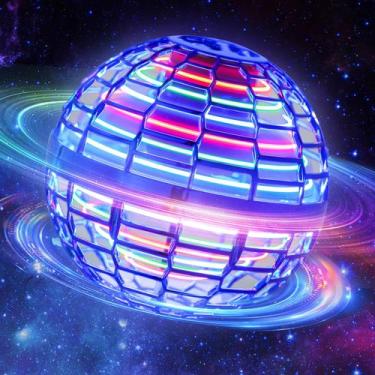 Imagem de Brinquedo Flying Orb Ball Hover MERRYHOME Boomerang 360 azul