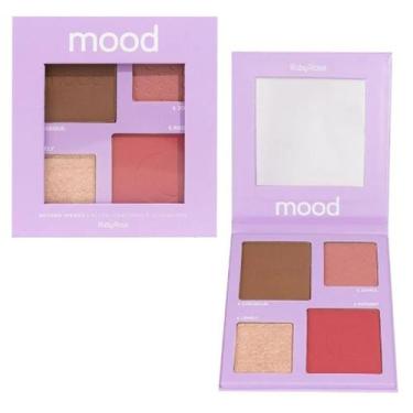 Imagem de Blush Iluminador Contorno Ruby Rose Mood Hbf586, BEYOND WORDS