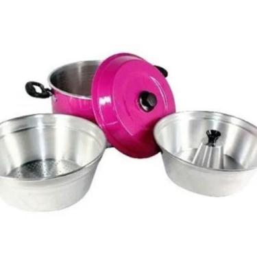 Imagem de Conjunto 6x1 Cozimento A Vapor Continental Rosa (3pçs)