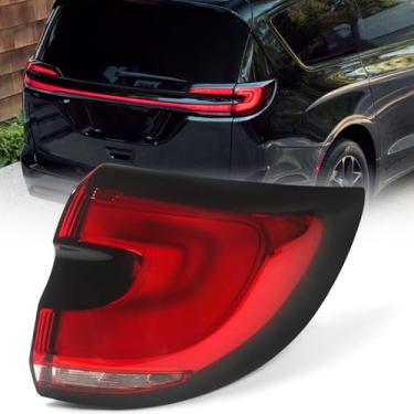 Imagem de FIONE Luz traseira LED compatível com Chrysler Pacifica 2021-2025 montagem de lanterna traseira lâmpada de freio traseira CH2805122 68424932AB lado direito do passageiro