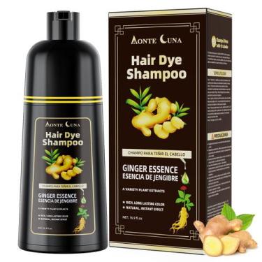 Imagem de Shampoo de tintura de cabelo IIIMEIDU Dark Brown 3 em 1 para mulheres 