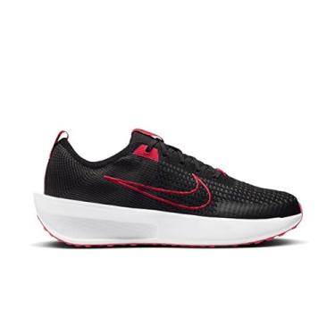 Imagem de Nike Tênis de corrida masculino Interact Run (FD2291-007, preto/antracite/branco/vermelho-fogo), Preto/vermelho-fogo - branco antracite, 40