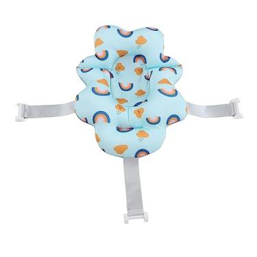 Imagem de SALALIS Assento de Banho de bebê, Tapete Suporte Flutuante Universal para Banheira bebê, Assento Dobrável para Banho, Almofada Macia e Confortável, Almofada Suporte chá (#3)