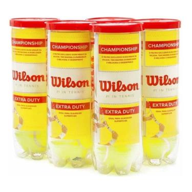 Imagem de 2X Bola De Tênis Wilson Extra Duty Championship 15 Bolas