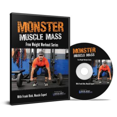 Imagem de CRITICAL BENCH.COM DVD Monster Muscle Mass Workout – Programas de exercícios com peso livre para corpo inteiro, parte inferior do corpo e braços