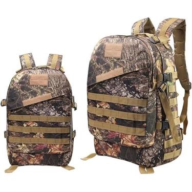 Imagem de Mochila Tática De Camuflagem De Viagem, Mochila De Arma Militar Ao Ar Livre, Mochila De Camuflagem Militar Ao Ar Livre Do Exército Adequada Para Caça, Tiro, Acampamento, J