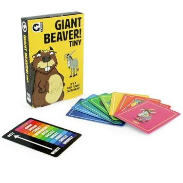 Imagem de Ginger Fox Giant Beaver! Tiny ! Card Game. Top Trump Your Opponents for The Win - Laugh with Friends & Family at Parties & Gatherings Playing This Hilarious Adult Animal Nature Game for Ages 16+