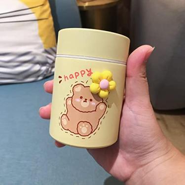 Imagem de JIMINISO Linglong mini copo de segurar, mulheres, inteligente, bolso de amor, flores criativas, copo acompanhante pequena capacidade