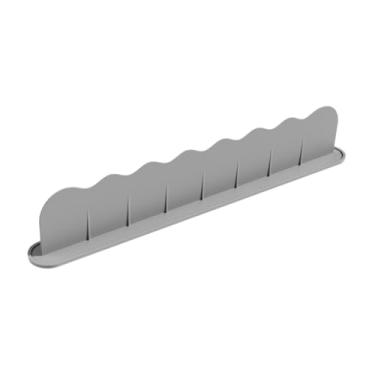 Imagem de IEUDNS Protetor contra respingos de pia de cozinha, protetor de bordas, premium, seguro para cozinha, ilha e banheiro, tela antirrespingos, contra respingos, Cinza