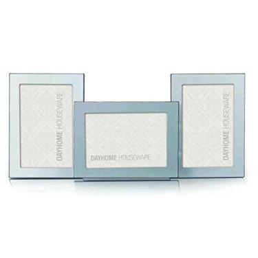 Imagem de PORTA RETRATO 10X15 TRIPLO PRATA