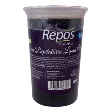 Imagem de Cera Depilatória Elástica para Depilação Repos 400g (400g, Lama Negra)