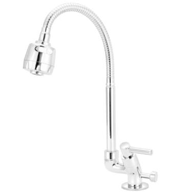 Imagem de Torneira De Mesa Para Cozinha 1-4 De Volta Gourmet Sem Purificador 4165 C-98 - 772708 -...