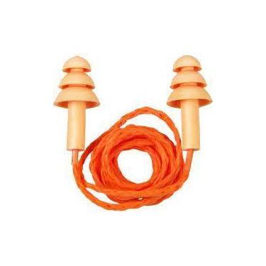 Imagem de kit 05 Protetor Auricular Auditivo Tipo Plug de Silicone - plastcor