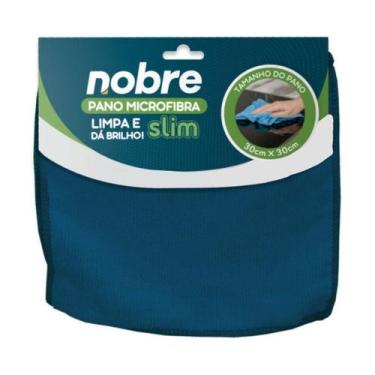 Imagem de Pano Microfibra Azul Slim 30cm X 30cm Nobre