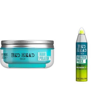 Imagem de Massa para modelar cabelo e spray de cabelo TIGI Bed Head 57g+340ml