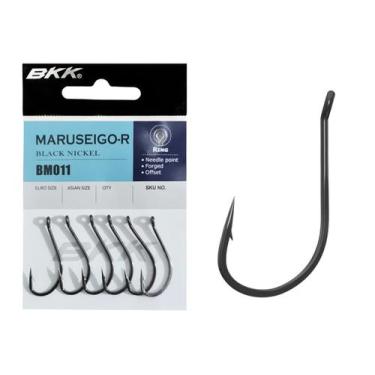 Imagem de Anzol BKK Maruseigo-R Black Niquel BM011 Nº02 - Cartela C/ 8 Peças