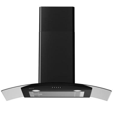 Imagem de Range Hood Soonye 76 cm preto montado na parede com 450 m³/h 3 velocid