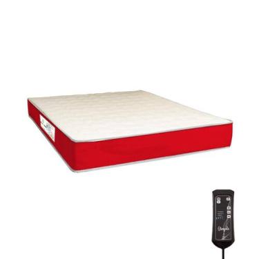 Imagem de Colchão Ciclo do Sono Queen Magnético e Massageador, Vermelho