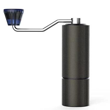 Imagem de 5sssallefaa Moedor de café manual de alumínio C2 Upgrade Chestnut em aço inoxidável, mini moedor de café (cor: C)