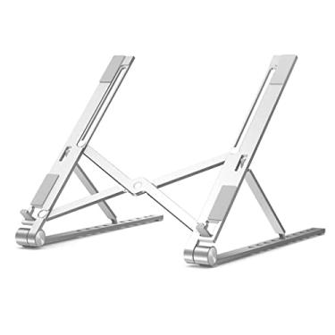 Imagem de Suporte dobrável para laptop de alumínio ajustável para mesa de mesa suporte de telefone celular (cor: D, tamanho (E