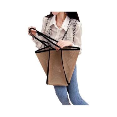 Imagem de Bolsa De Ombro Transparente Para Mulheres, Bolsa De Praia De Verão, To