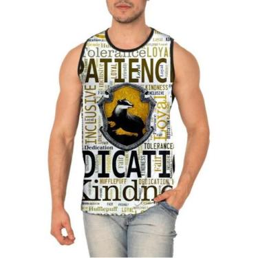 Imagem de Camiseta Regata Harry Potter Lufa Lufa Full Print Ref:395 - smoke, Pre