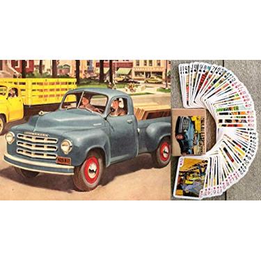 Imagem de STUDEBACKER Truck Playing Cards (Poker Deck 54 Cards All Different) Vintage Retro Classic Cars American Commercial Trucks Fifties and Sixties