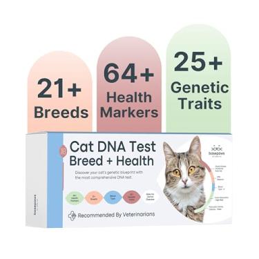 Imagem de Basepaws Kit de teste de DNA de gato - análise abrangente de raça, saúde e dentária em 114 características para informações genéticas precisas e fáceis de usar