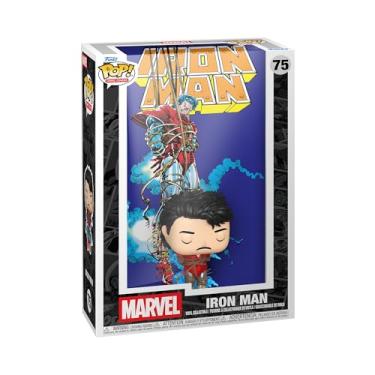 Imagem de Funko Capa de quadrinhos Pop! - Boneco colecionável de vinil do Homem de Ferro - Ideia de presente - Mercadoria oficial - Brinquedos para crianças e adultos - Fãs de Superheróis - Figura modelo para